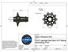 Ford 9" 40 spline lightweight steel spool 7/16 bolts (3.812" Bearing)